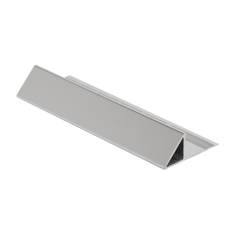 Polished Chrome Triangular Tile Trim 2.7m EAT by Genesis Premium Tile